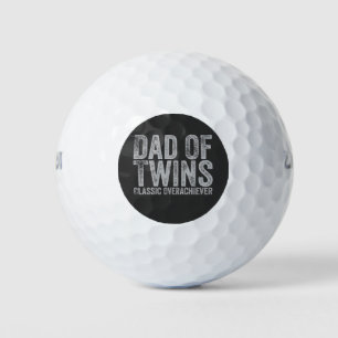 Papa van tweelingen Classic Overachiever Retro Vin Golfballen