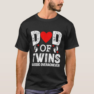 Papa van tweelingen Humor Quote Vaderdag T-shirt