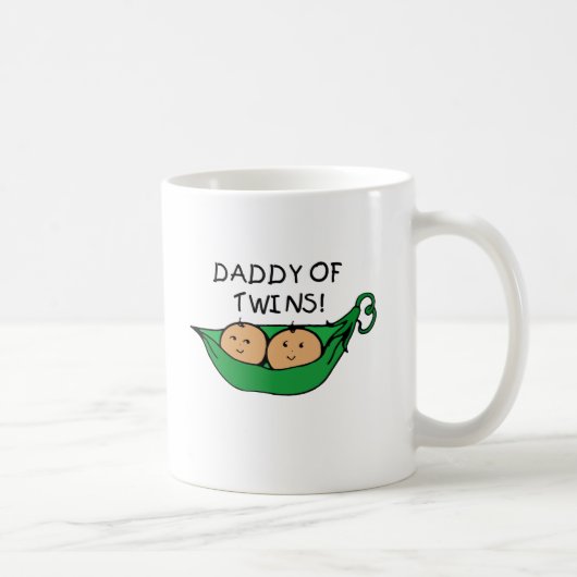 Papa van Twins Pod Koffiemok (Rechts)