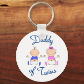 Papa van Twins Sleutelhanger (Voorkant)