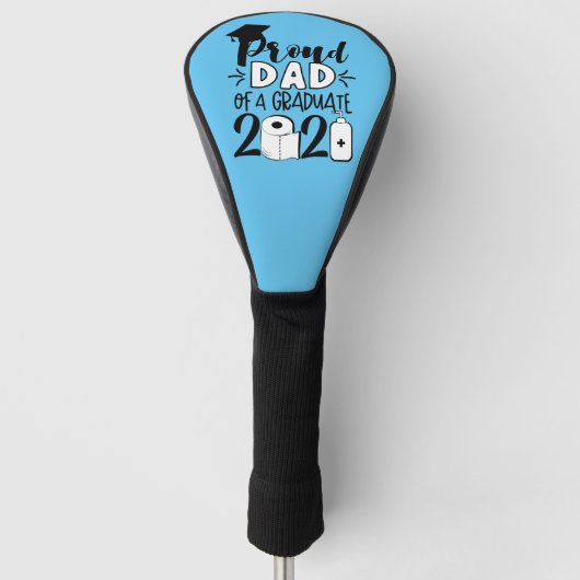 Papa van vader van een Afstuderen - 2021 Golfheadcover (Voorkant)