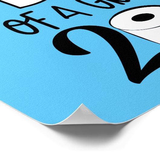 Papa van vader van een Afstuderen - 2021 Poster (Hoek)