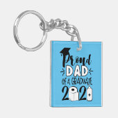 Papa van vader van een Afstuderen - 2021 Sleutelhanger (Voorkant Links)