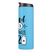 Papa van vader van een Afstuderen - 2021 Thermosbeker (Geroteerd rechts)