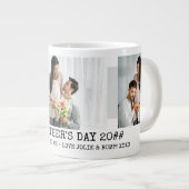 Papa van vaders wordt 3 Foto grijs Grote Koffiekop (Voorkant rechts)