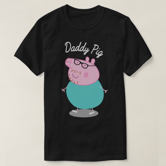 papa varken Funny varken T-shirt (Design voorkant)