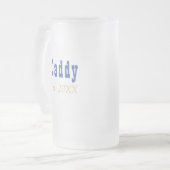 Papa Vast Aangepast Jaar Matglas Bierpul (Voorkant links)