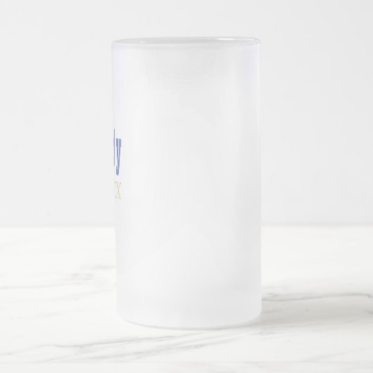 Papa Vast Aangepast Jaar Matglas Bierpul (Center)