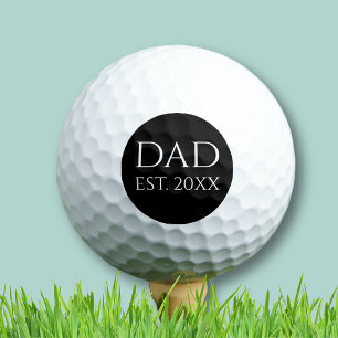 Papa Vastgesteld Eenvoudig Zwart Golfballen