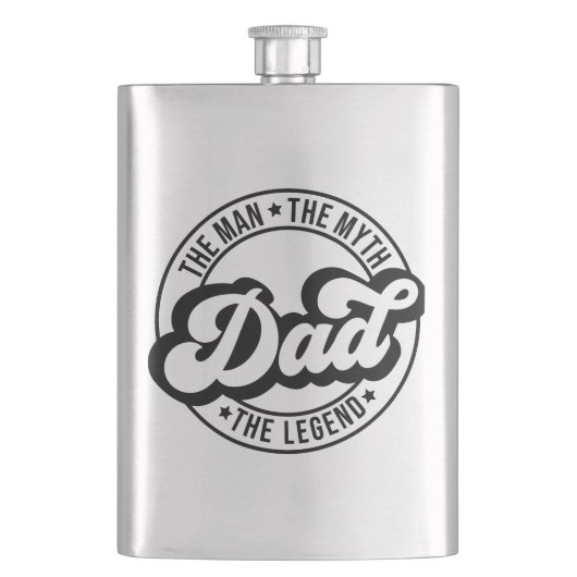 Papa verjaardagscadeau vader vaderdag papa cadeaus flacon (Voorkant)