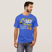 Papa Verjaardagsploeg Bouw als cadeau Verjaardag T-shirt (Voorkant volledig)