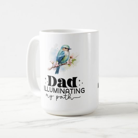 Papa Verlicht mijn pad Mok (Voorkant links)