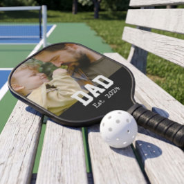Papa Vestigde Leuke Vette Tekst Foto Pickleball Paddle