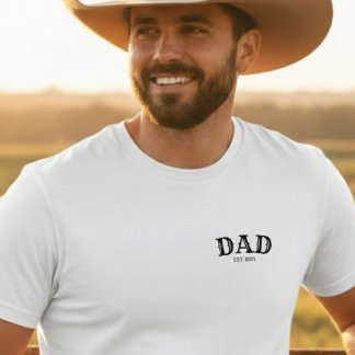 Papa Vet Schrift 2025 T-shirt