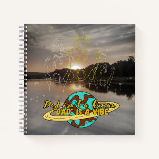 Papa, vibe Burp Cloth Notitieboek