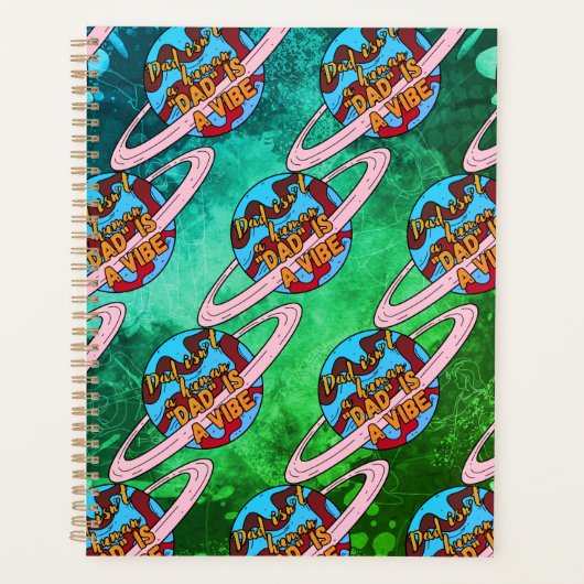 Papa, vibe Burp Cloth Planner (Voorkant)