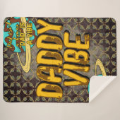 Papa, vibe Sherpa Blanket Sherpa Deken (Voorkant (horizontaal))