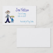 Papa Visitekaartje Contactkaartje (Voorkant / Achterkant)