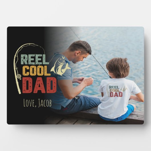 Papa Vist aangepaste fotocadeaus Fotoplaat (voorkant)