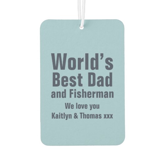 Papa viste net visser aangepaste verfrisser (Achterkant)