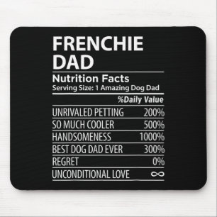 Papa Voeding Feiten Leuke Franse Hond Eigenaar Muismat