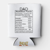 Papa Voedingsfeiten Grappige Koeler (Voorkant)