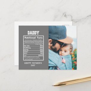 Papa Voedingsfeiten Vaderdag Briefkaart