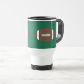 Papa Voetbal Koffiemok Reisbeker (Voorkant rechts)