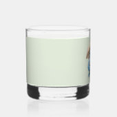 Papa Vogel Familie Rocks Glas (Rechts)