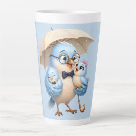 Papa Vogel Latte Mokkop Familie Koffie Cadeau Mok