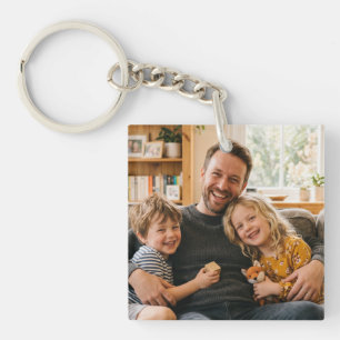 Papa Volledige Foto Maak Je Eigen  Sleutelhanger