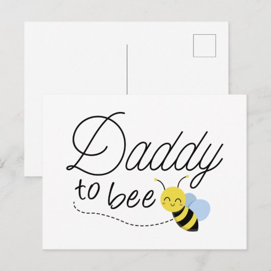 Papa voor bijen briefkaart (Voorkant / Achterkant)