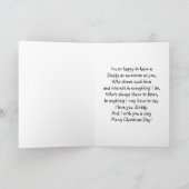 Papa / Vrolijk Kerstfeest - Sneeuwmannen Feestdagen Kaart (Binnen)