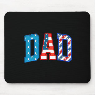 Papa VS Amerikaanse Vlag Vrijheid Patriottisch Gel Muismat