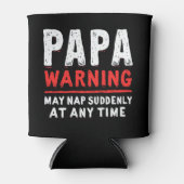 Papa Waarschuwing kan op elk moment plotseling ver Blikjeskoeler (Voorkant)