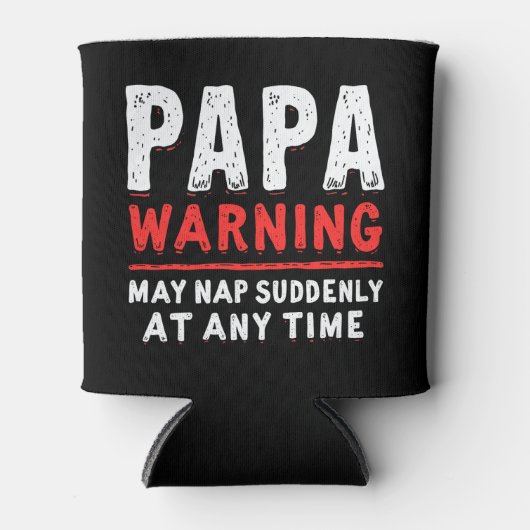 Papa Waarschuwing kan op elk moment plotseling ver Blikjeskoeler (Voorkant)