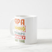 Papa Waarschuwing kan op elk moment plotseling ver Koffiemok (Voorkant links)