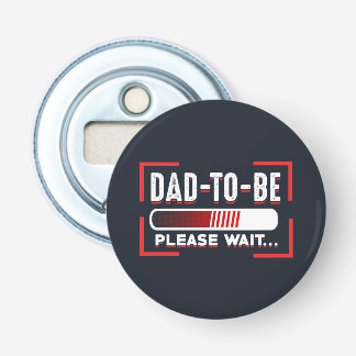Papa, wacht alsjeblieft grappige homo ouders button flesopener