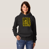 Papa Warning Sign  Senior Citizen Humor Memory Jok Hoodie (Voorkant volledig)
