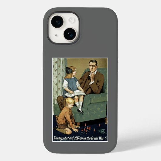 Papa, wat deed je in de Grote Oorlog? Case-Mate iPhone Case (Achterkant)