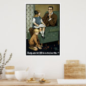 Papa, wat heb je gedaan in de grote oorlog? poster (Keuken)