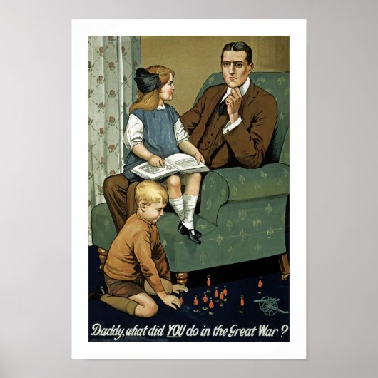 Papa, wat heb je gedaan in de Grote Oorlog? Poster (Voorkant)