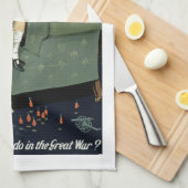 Papa, wat heb je gedaan in de Grote Oorlog? Theedoek (Quarter Fold)