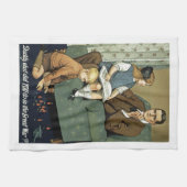 Papa, wat heb je gedaan in de Grote Oorlog? Theedoek (Horizontaal)