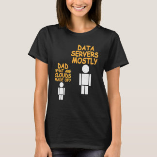 Papa: wat zijn wolken van het Cadeau van gegevensb T-shirt