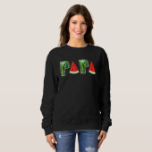 Papa Watermelon Melon Summer Frutti Tutti Trui (Voorkant volledig)
