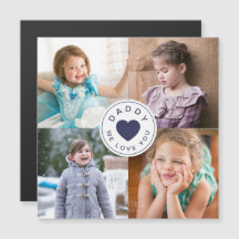 Papa We houden van je cute Photo Collage