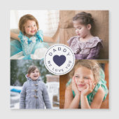 Papa We houden van je cute Photo Collage (Voorkant)