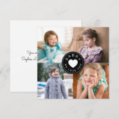 Papa We houden van je hart 4 Foto Collage (Voorkant / Achterkant)