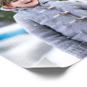 Papa We houden van je moderne fotocollage Foto Afdruk (Hoek)